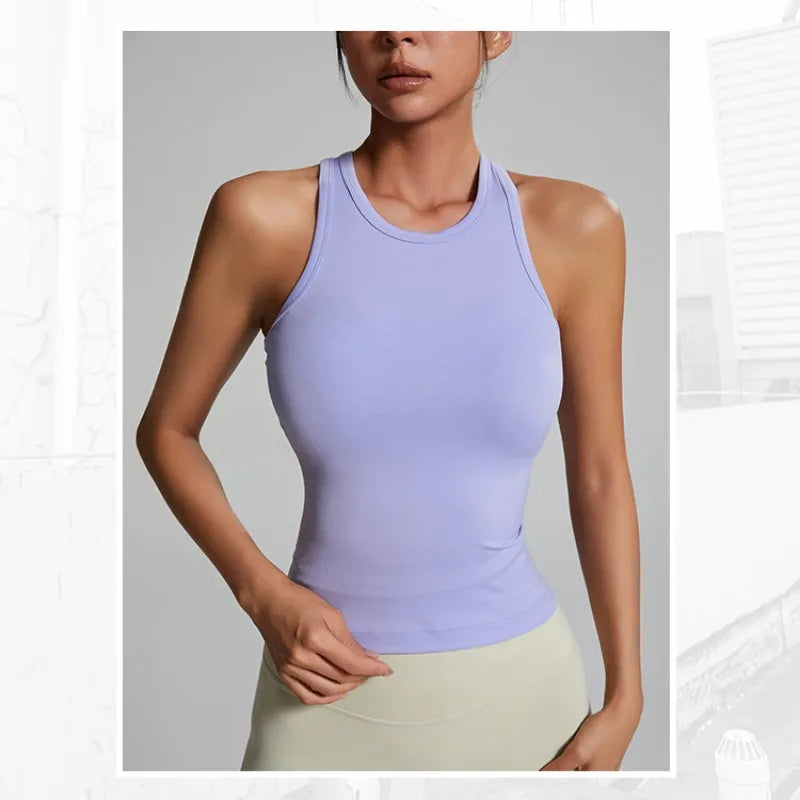 Cleopatra - Lichtpaarse Sportieve Tanktop