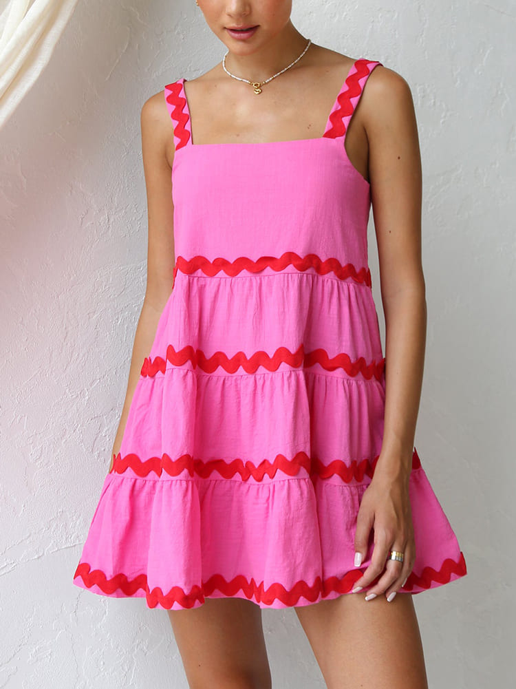 Roze Mini Jurk - Sophie