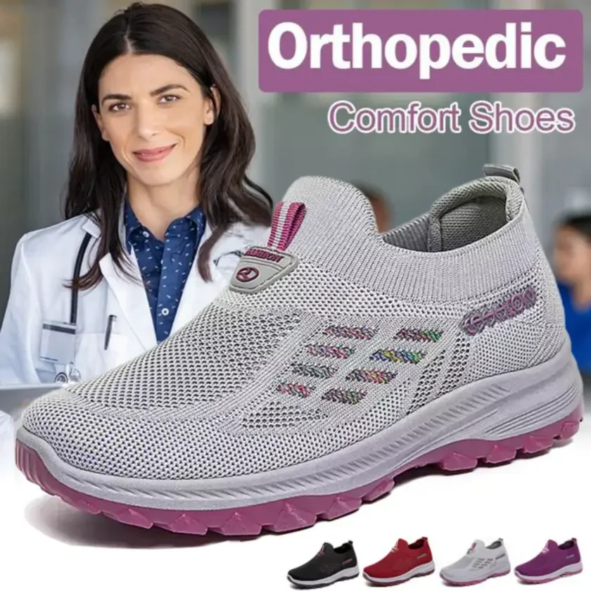 Orthopedische Bunion Relief Sneakers - Ademend, Gecushtioned, Antislip