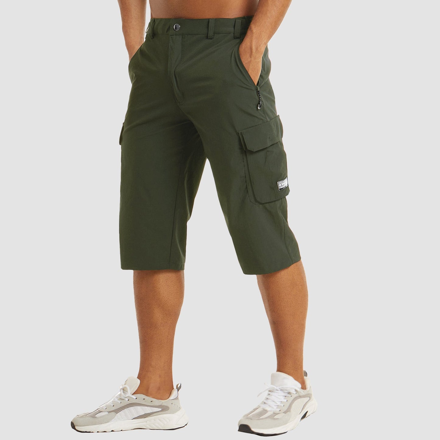 Ultra-Light Heren Cargo Shorts - Snel Droog & Knielengte