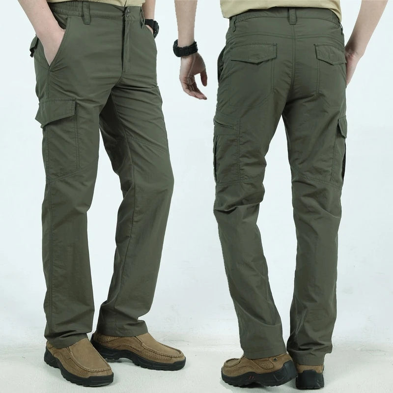 Mackenzie - Zwarte Combat Cargo Broek