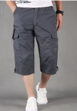 Jermaine - Grijze Casual Cargo Shorts