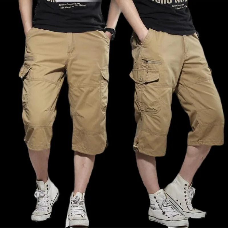 Jermaine - Grijze Casual Cargo Shorts