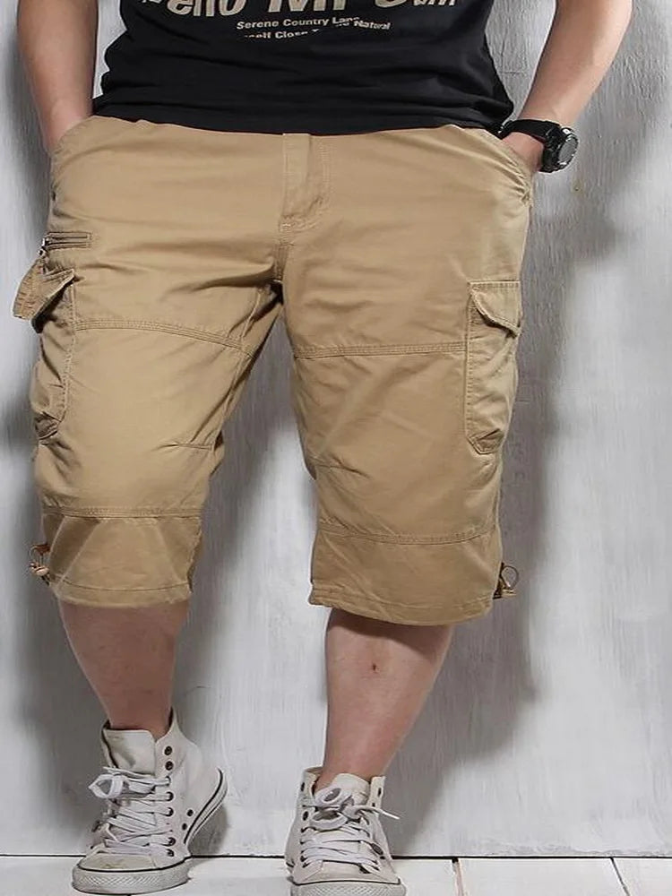 Jermaine - Grijze Casual Cargo Shorts