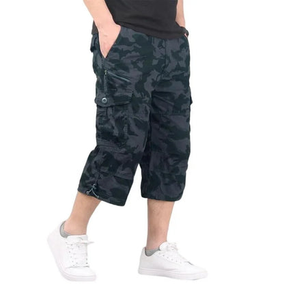 Jermaine - Grijze Casual Cargo Shorts