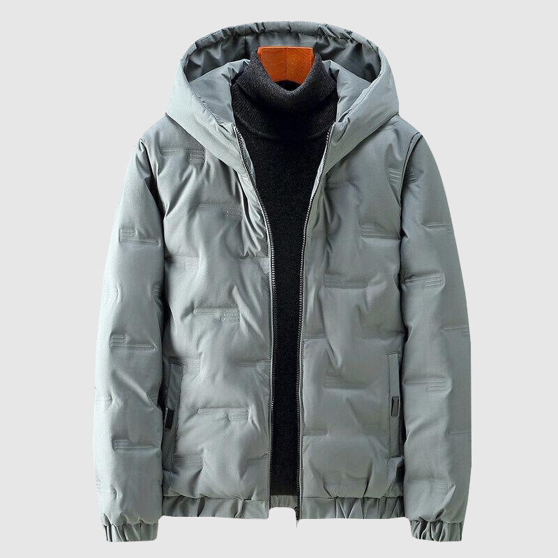 Elegante Winterwarmte: Mountain Majesty Hooded Down Jacket – Stijlvol in de Stad & Klaar voor de Piek