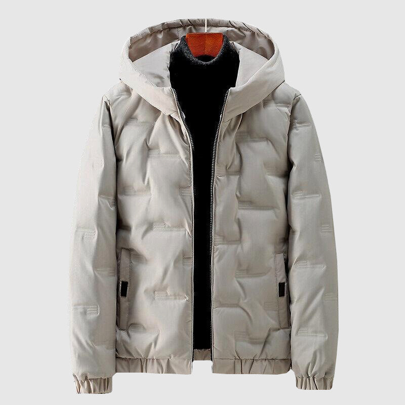 Elegante Winterwarmte: Mountain Majesty Hooded Down Jacket – Stijlvol in de Stad & Klaar voor de Piek