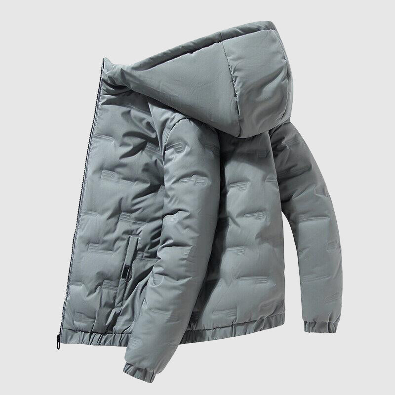 Elegante Winterwarmte: Mountain Majesty Hooded Down Jacket – Stijlvol in de Stad & Klaar voor de Piek