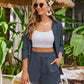 Zomerse Linnen Set: Stijlvol Shirt & Comfort Shorts