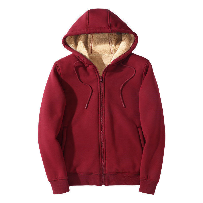 CozyLux Sherpa Fleece Hoodie: Stijlvolle Winterwarmte voor Vrouwen