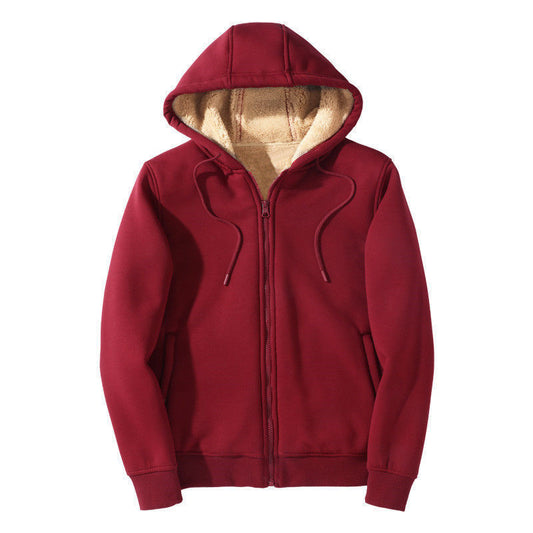 CozyLux Sherpa Fleece Hoodie: Stijlvolle Winterwarmte voor Vrouwen