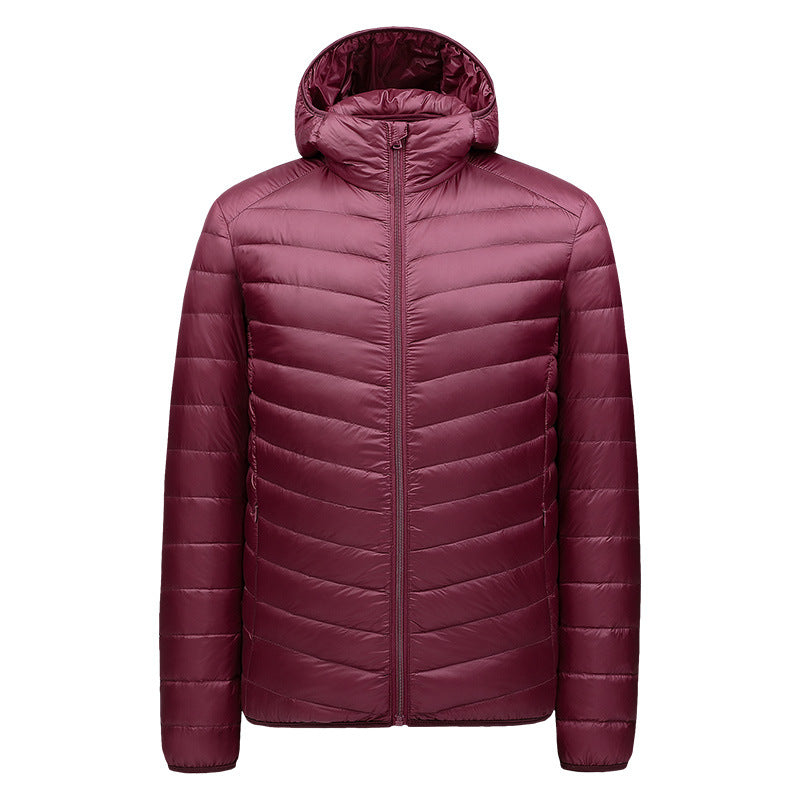 ArcticShield Heren Capuchon Puffer: Lichtgewicht, Gewatteerd, Weerbestendige Winterjas