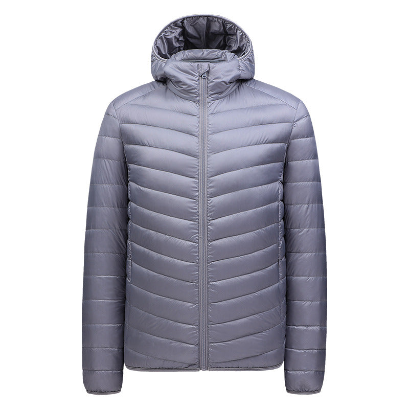 ArcticShield Heren Capuchon Puffer: Lichtgewicht, Gewatteerd, Weerbestendige Winterjas