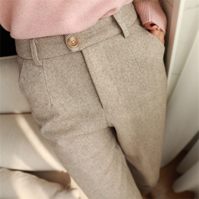 Chique Hoge Taille Pencil Broek met Rits - Elegant & Comfortabel