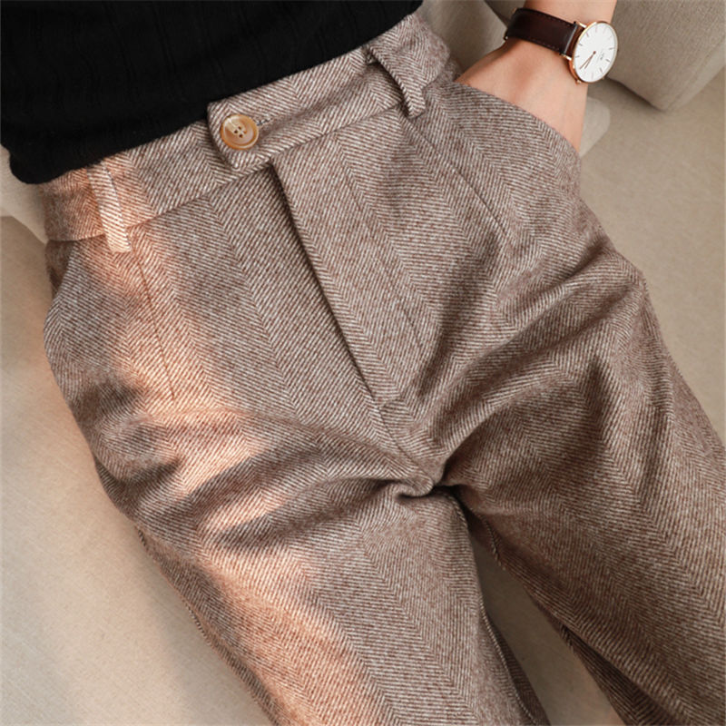 Chique Hoge Taille Pencil Broek met Rits - Elegant & Comfortabel