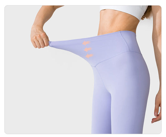 Deliah - Paarse Strakke Legging