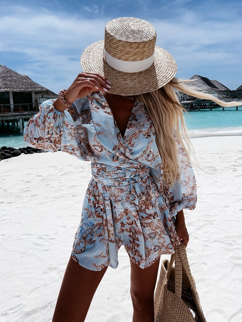 Zomerse Strand Playsuit: Chic & Comfortabel