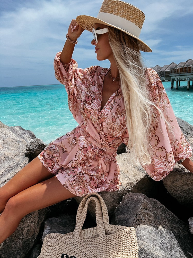 Zomerse Strand Playsuit: Chic & Comfortabel