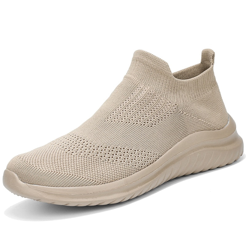 Liam - Beige Rubberzool Sneakers