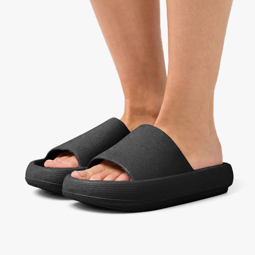 HappyFeet Luxe Slippers: 15° Comfort & Steun