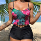 Emely - Zomerse Roze Tankini Set