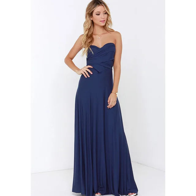 Grijze Boho Maxi Jurk - Emma