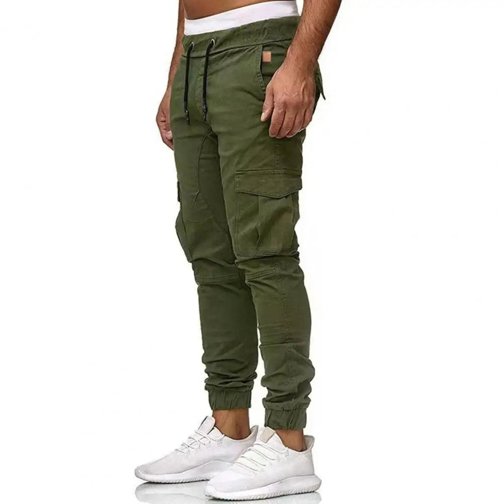 Bruce - Lichtgrijze Slanke Joggers