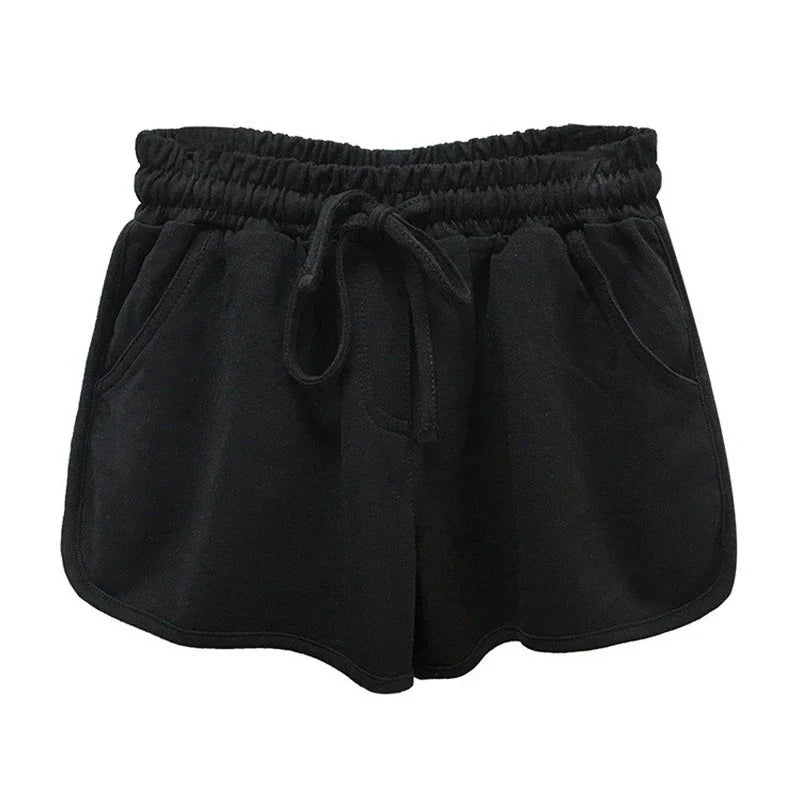 Nicki - Grijze Casual Hoge Taille Shorts