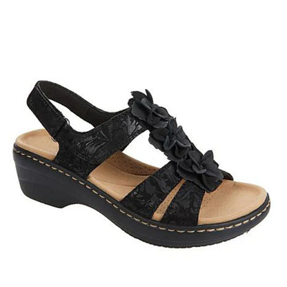 Zwarte Orthopedische Sandalen - Lotte