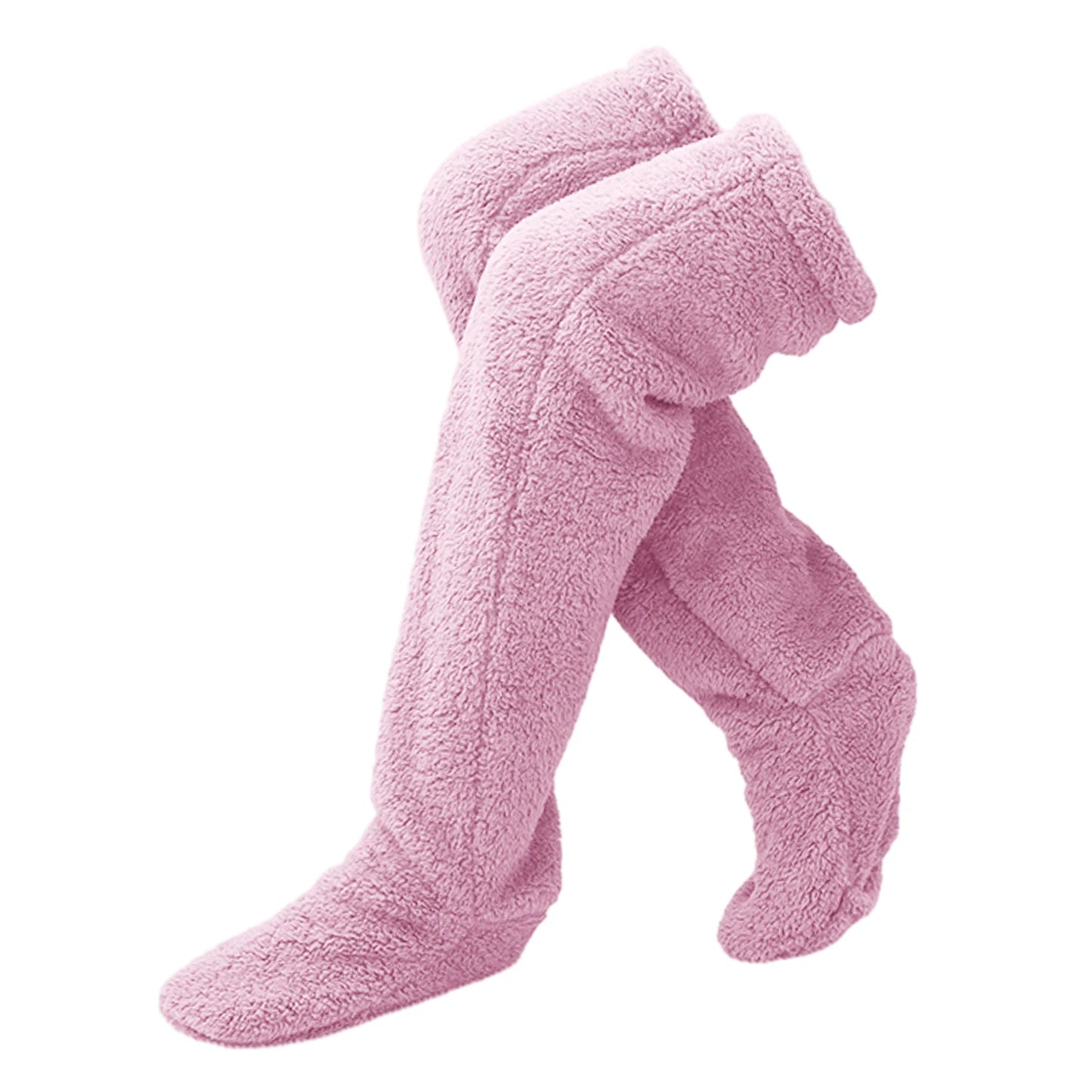 CozyLuxe Dij-Hoge Pluche Warmers: Veelzijdig Comfort voor Vrouwen & Kinderen