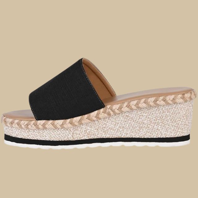 Chique Casual Espadrille Sleehak Sandalen