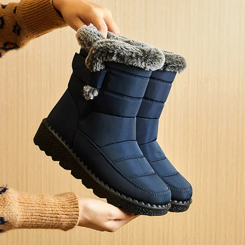 Gezellige Pluizige Snowboots - Blijf Warm & Stijlvol!