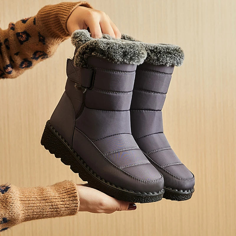 Gezellige Pluizige Snowboots - Blijf Warm & Stijlvol!