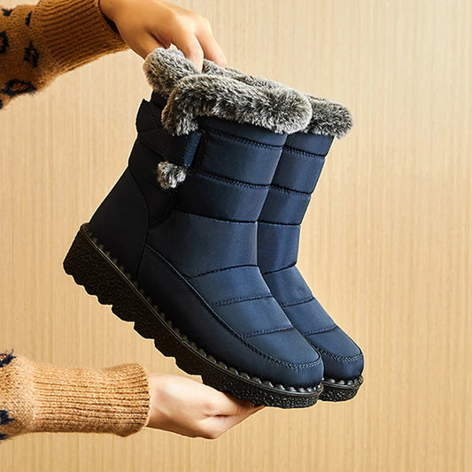 Gezellige Pluizige Snowboots - Blijf Warm & Stijlvol!