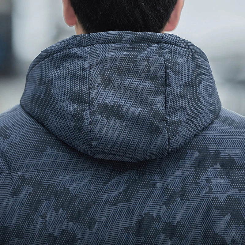 Premium Camouflage Patroon Winterjas - Blijf Warm en Stijlvol deze Winter!