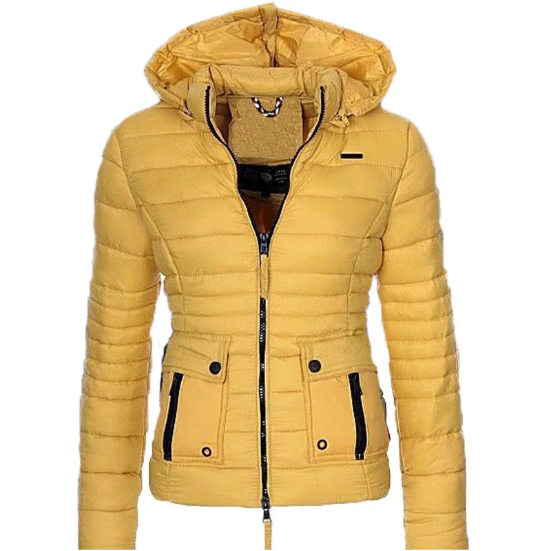 Chique Ritssluiting Parka: Ademende, Warme Dames Street Style Hoodie