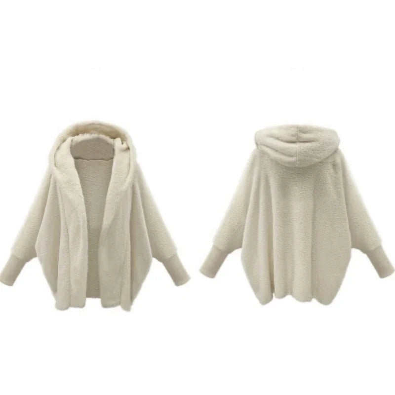 Gezellige Elegantie Pluche Jas - Luxueuze Warmte voor Herfst & Winter