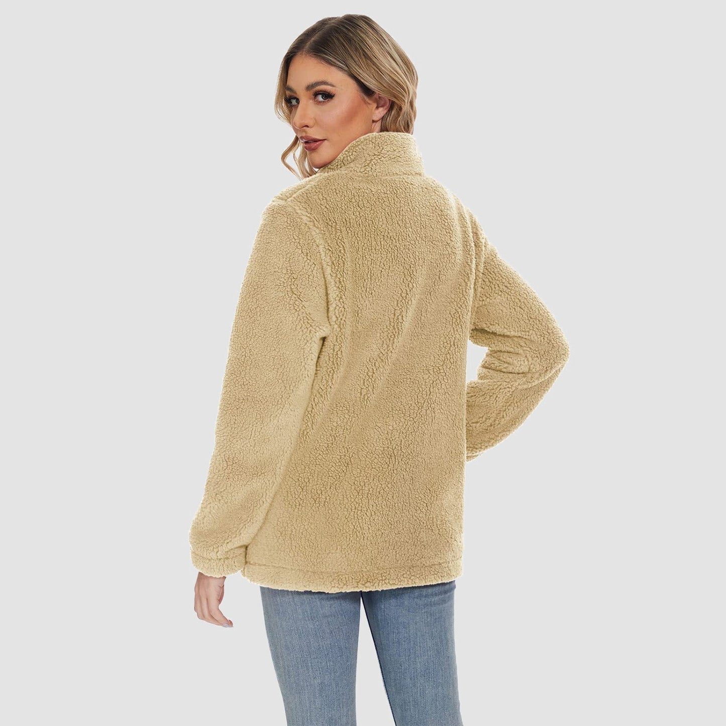 CozyChic Sherpa Fleece Jas: Stijlvolle Winterwarmte