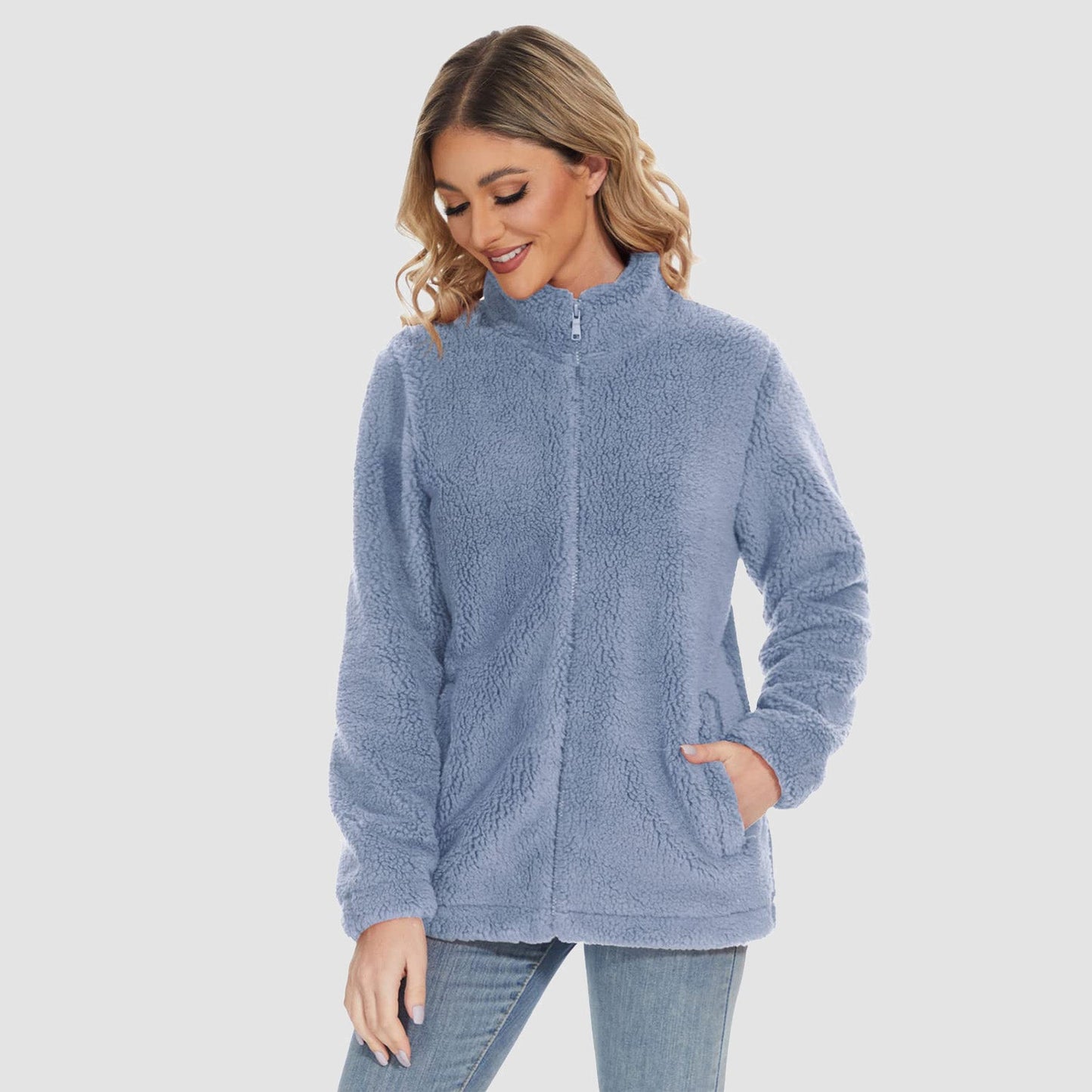 CozyChic Sherpa Fleece Jas: Stijlvolle Winterwarmte