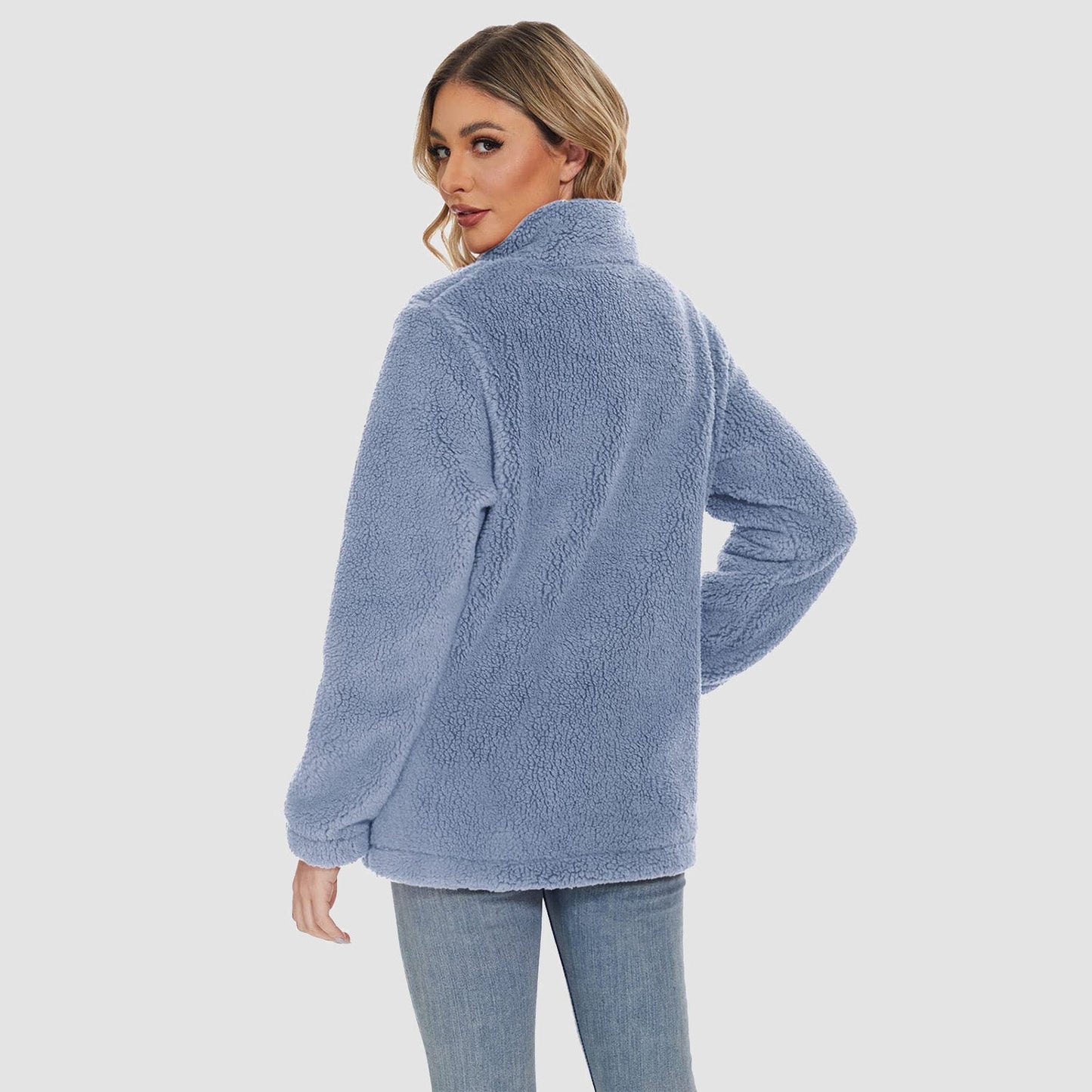 CozyChic Sherpa Fleece Jas: Stijlvolle Winterwarmte