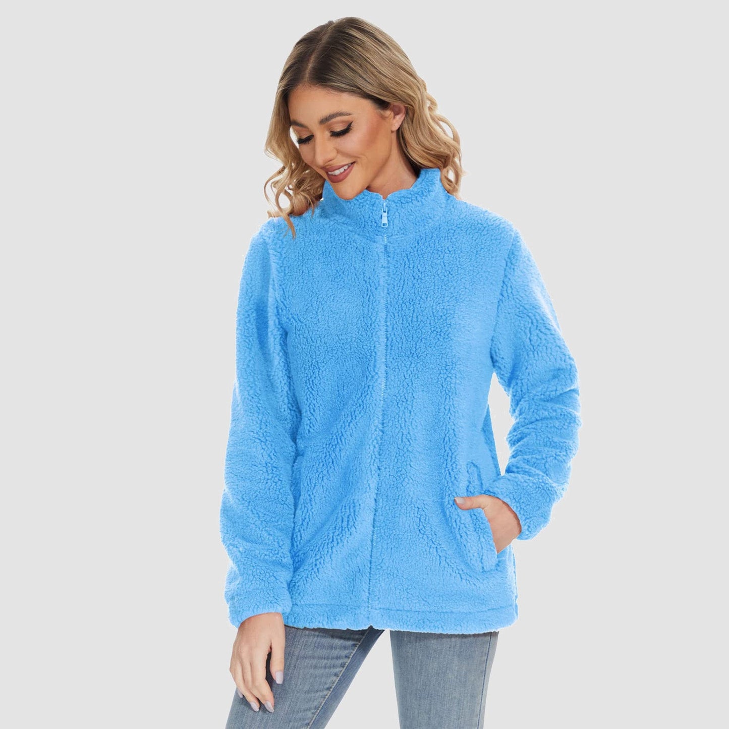 CozyChic Sherpa Fleece Jas: Stijlvolle Winterwarmte