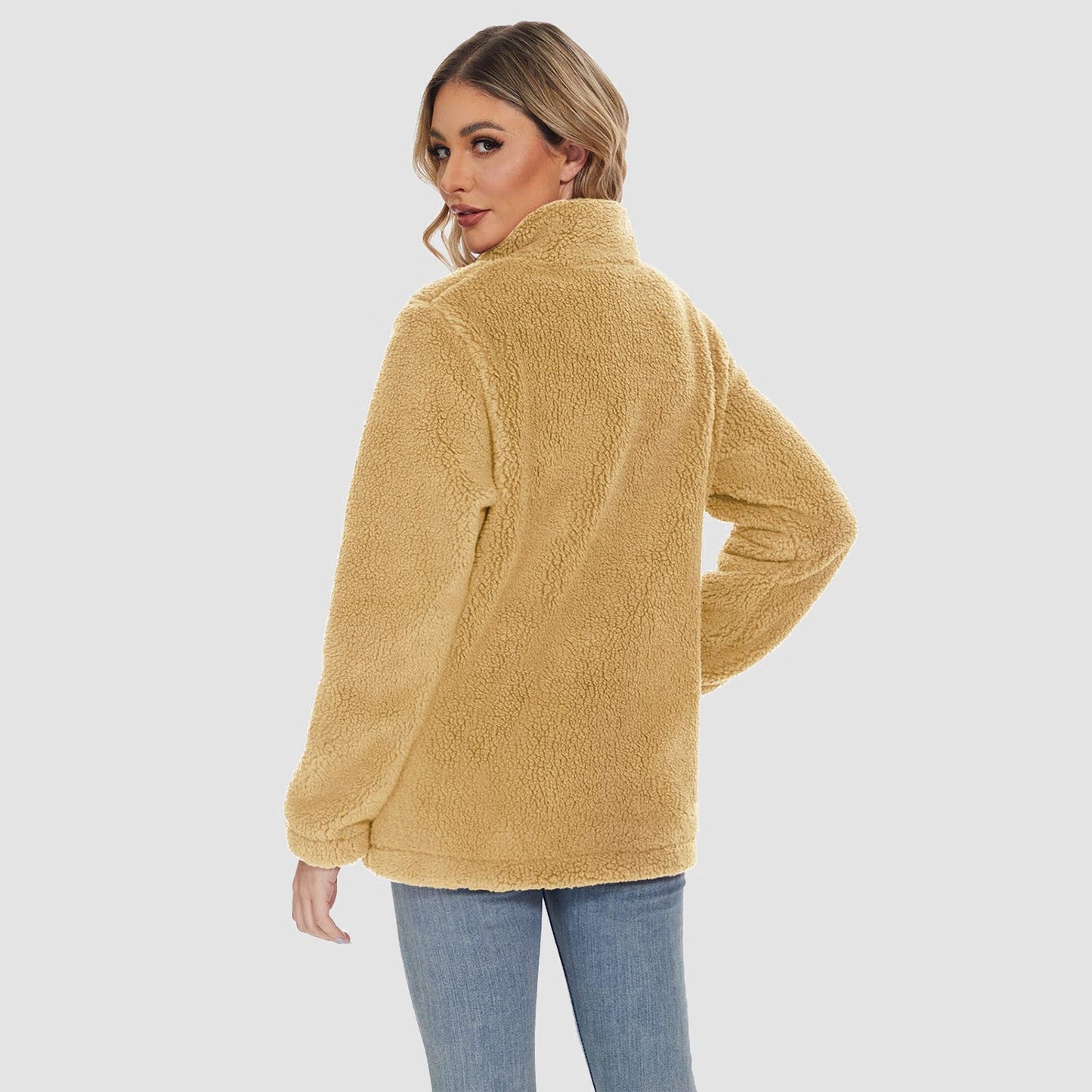 CozyChic Sherpa Fleece Jas: Stijlvolle Winterwarmte