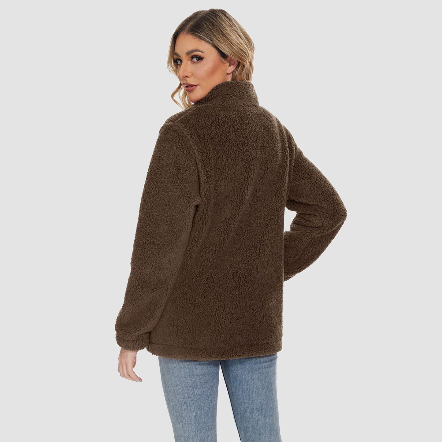 CozyChic Sherpa Fleece Jas: Stijlvolle Winterwarmte