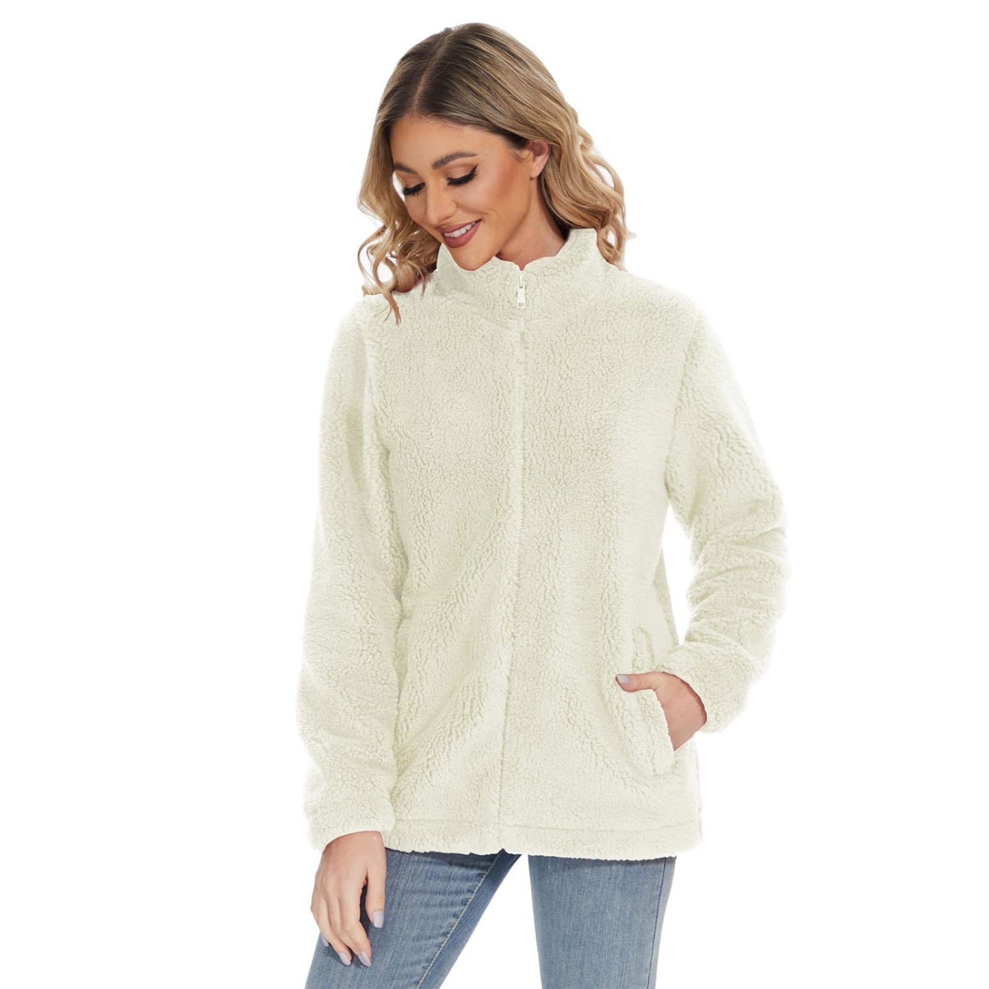 CozyChic Sherpa Fleece Jas: Stijlvolle Winterwarmte