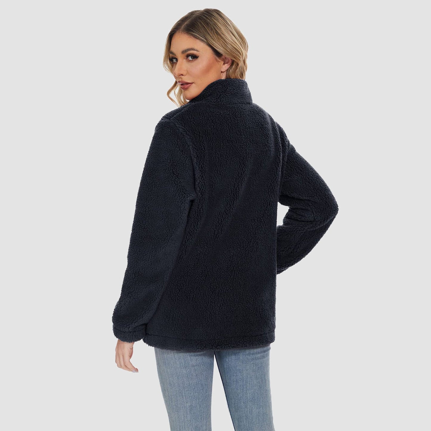 CozyChic Sherpa Fleece Jas: Stijlvolle Winterwarmte