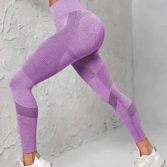 Joy - Donkergrijze Naadloze Yoga Leggings