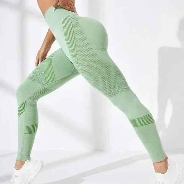 Joy - Donkergrijze Naadloze Yoga Leggings