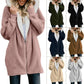 Gezellige Chic: Dames Oversized Hoodie Overjas - Moeiteloze Stijl & Comfort