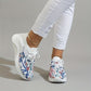 Witte Bloemen Sneakers - Sharyn