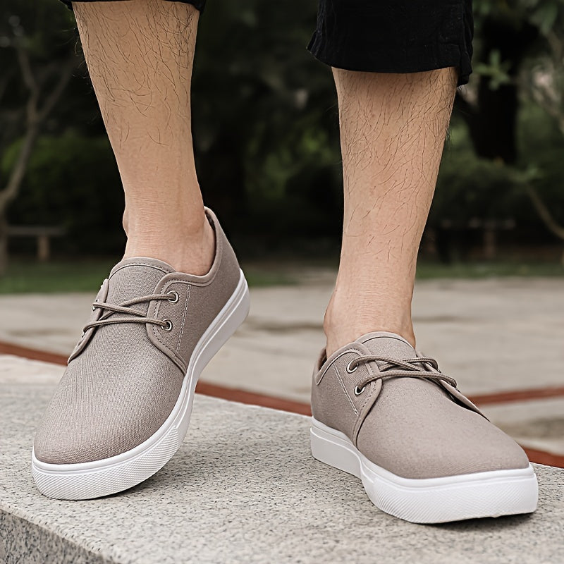 Grijze Orthopedische Canvas Sneakers - Oliver